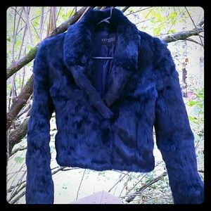 🚚🏠MOVING SALE. REPOSH: 100% Rabbit Fur Jacket